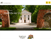 Tablet Screenshot of kloster-altzella.de